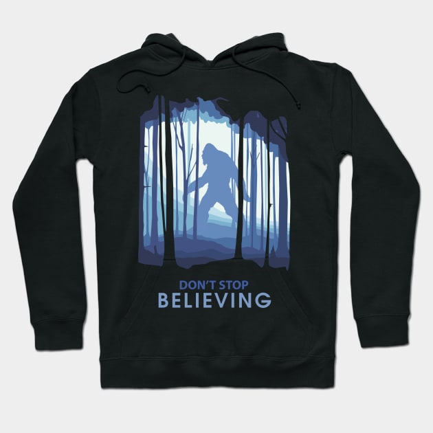 I Believe in Bigfoot Hoodie by KewaleeTee